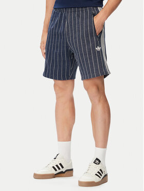 adidas adidas Szorty sportowe Pinstripes Shorts KR9706 Granatowy Regular Fit