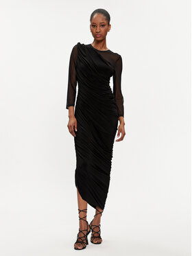 NORMA KAMALI NORMA KAMALI Coctailkleid KK4223PM286001 Schwarz Slim Fit