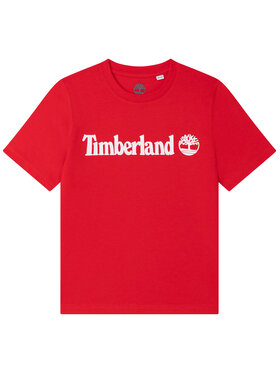 Timberland Timberland T-Shirt T25T29 Czerwony Regular Fit