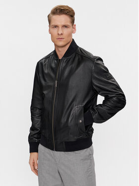 Boss Boss Odinė striukė Jogipi 50498511 Juoda Regular Fit
