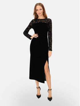 L’AF L’AF Sukienka koktajlowa Izabel Czarny Regular Fit