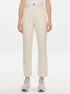Calvin Klein Calvin Klein Traperice K20K206573 Écru Slim Fit