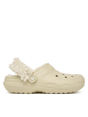 Crocs Crocs Pantoletten Classic Fleece Lined Clog Quartz 211396 Beige