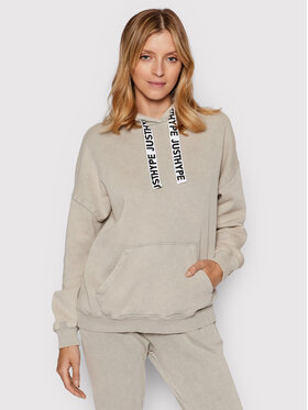 HYPE HYPE Mikina ZWF-403 Sivá Oversize