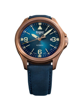 Traser Traser Zegarek TS-108074 Niebieski