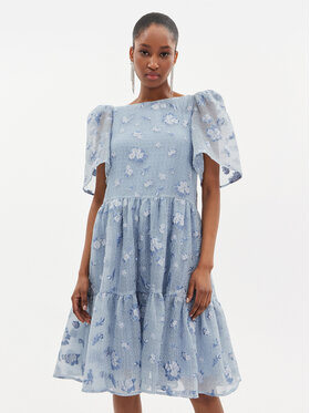 Custommade Custommade Коктейлна рокля Jamina 999395482 Син Regular Fit