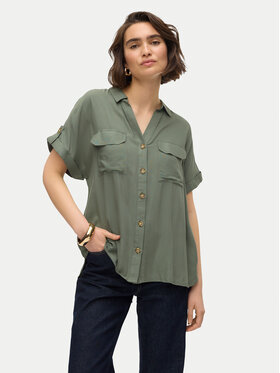 Vero Moda Vero Moda Cămașă Bumpy 10310139 Verde Regular Fit