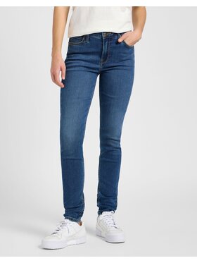 Lee Lee Jeansy SCARLETT HIGH Niebieski Skinny Fit