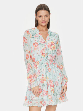 Guess Guess Ежедневна рокля Vanessa W4GK42 WDW82 Светлосиньо Regular Fit