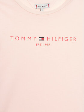 Tommy Hilfiger Set Majica, Sportske Kratke Hlače KG0KG07281 D Ružičasta Regular Fit