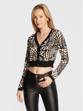 Guess Guess Kardigan Posie W2BR55 Z2YK2 Czarny Regular Fit