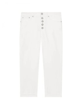Dondup Dondup Jeansy dp268b-bs0030d-ptd-000 Biały Regular Fit