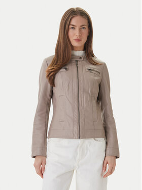ONLY ONLY Куртка зі штучної шкіри Bandit 15081400 Бежевий Regular Fit