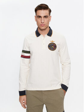 Aeronautica Militare Aeronautica Militare Pólóing 232PO1722J558 Ekru Regular Fit