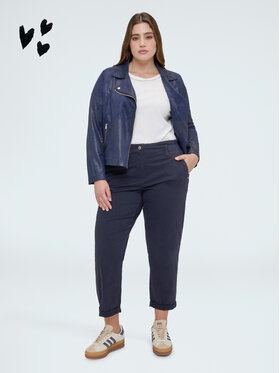 Fiorella Rubino Fiorella Rubino Spodnie materiałowe P706T005159N034 Niebieski Regular Fit