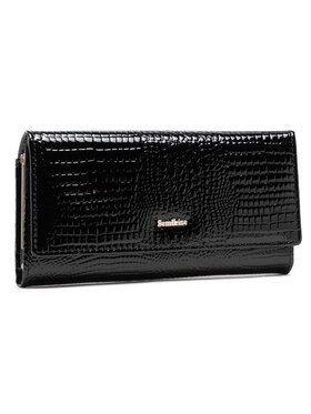 Semi Line Semi Line Große Damen Geldbörse P8228-0 Schwarz