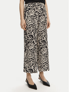 Weekend Max Mara Weekend Max Mara Riidest püksid Reed 2515131082 Must Regular Fit