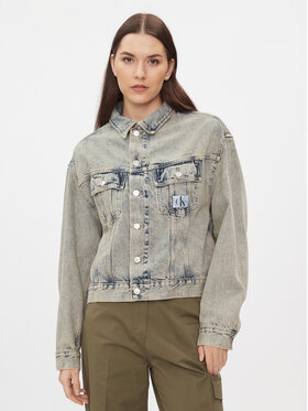 Calvin Klein Jeans Calvin Klein Jeans Teksajakk J20J222501 Sinine Boxy Fit