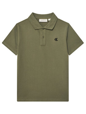 Calvin Klein Jeans Calvin Klein Jeans Polo Essential IB0IB02486 D Zielony Regular Fit
