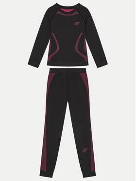 4F 4F Komplet termoaktivního prádla 4FJWAW24USEAF150 Černá Slim Fit