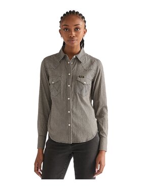 Wrangler Wrangler Koszula 112379004 Czarny Regular Fit