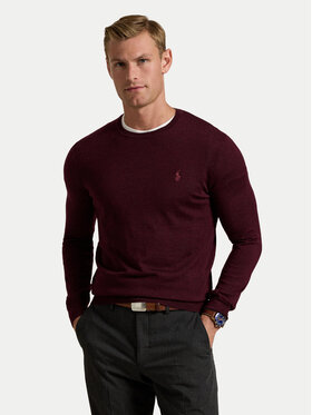 Polo Ralph Lauren Polo Ralph Lauren Sveter 710946143005 Bordová Slim Fit