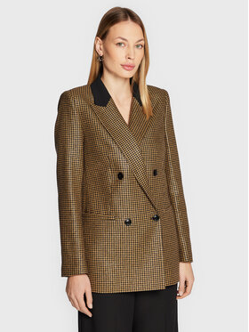 TWINSET TWINSET Sacou 222TT2317 Auriu Regular Fit