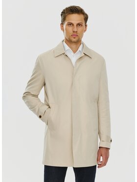 Pako Lorente Pako Lorente Płaszcz przejściowy P24SF-7X-001 Beżowy Classic Fit