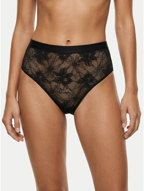 Tommy Hilfiger Tommy Hilfiger Klassischer Damenslip mit hoher Taille UW0UW06269 Schwarz