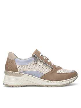 Rieker Rieker Sneakersy N43L1-62 Beżowy