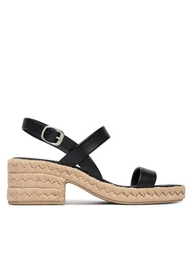 Calvin Klein Calvin Klein Szandál Block Heel Espa 50 Slingb Lth HW0HW02903 Fekete