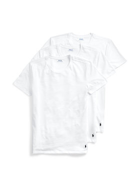 Polo Ralph Lauren Polo Ralph Lauren Set di 3 T-shirt Classic Crew 714830304003 Bianco Regular Fit