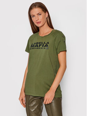 LaBellaMafia LaBellaMafia Majica 21691 Zelena Regular Fit