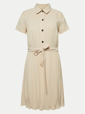 DKNY DKNY Рокля тип риза DD4A1351 Бежов Regular Fit