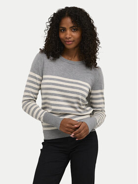 Kaffe Kaffe Pullover Lizza 10509065 Grau Regular Fit