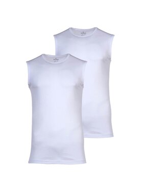 Ragman Ragman Podkoszulek 21582 Biały Slim Fit