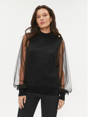 TWINSET TWINSET Blúzka 232TT3411 Čierna Regular Fit