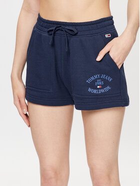 Tommy Jeans Tommy Jeans Спортни шорти DW0DW15870 Тъмносин Relaxed Fit