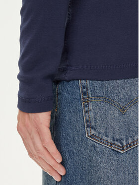 Tommy Jeans Tommy Jeans Hosszú ujjú DM0DM04409 Sötétkék Slim Fit
