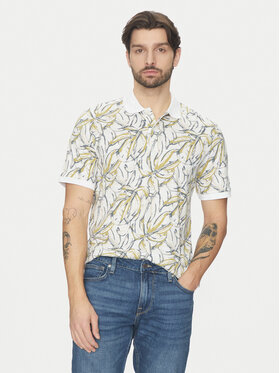 Jack&Jones Jack&Jones Polo Split 12272985 Biały Regular Fit