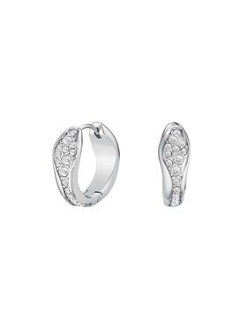 Rosefield Rosefield Kolczyki Pavé Collection Srebrny