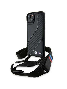 BMW Motorsport BMW Motorsport Etui na telefon Apple iPhone 15 Plus Czarny