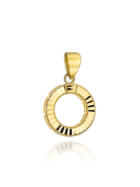 Fugart Fugart Naszyjnik Zawieszka złota diamentowane kółko FUG6-31-Z00558-2 Złoty