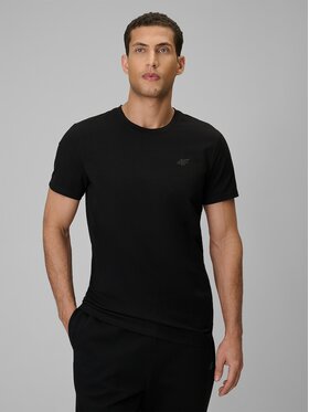 4F 4F T-Shirt 4FRMM00TTSHM4193-20S Czarny Slim Fit