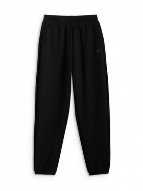 4F 4F Pantaloni da tuta CAMP Nero Regular Fit