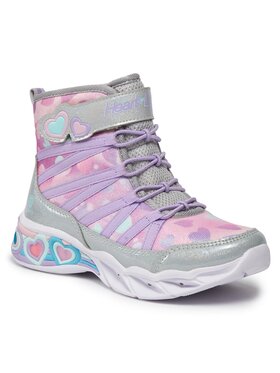 Skechers Skechers Cizme Sweetheart Lights Dreamy Love 302667L/SMLT Argintiu