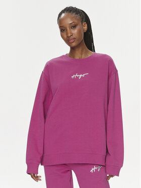 HUGO Hugo Bluza Classic 50508558 Różowy Relaxed Fit