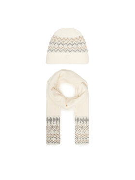 Guess Guess Kepurės ir šaliko komplektas M4PZ60 Z3LQ0 Écru