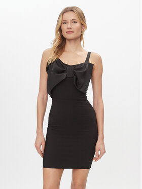 Rinascimento Rinascimento Коктейльна сукня CFC0117420003 Чорний Regular Fit
