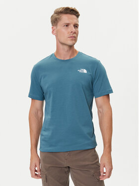 The North Face The North Face T-Shirt Redbox NF0A87NV Modrá Regular Fit